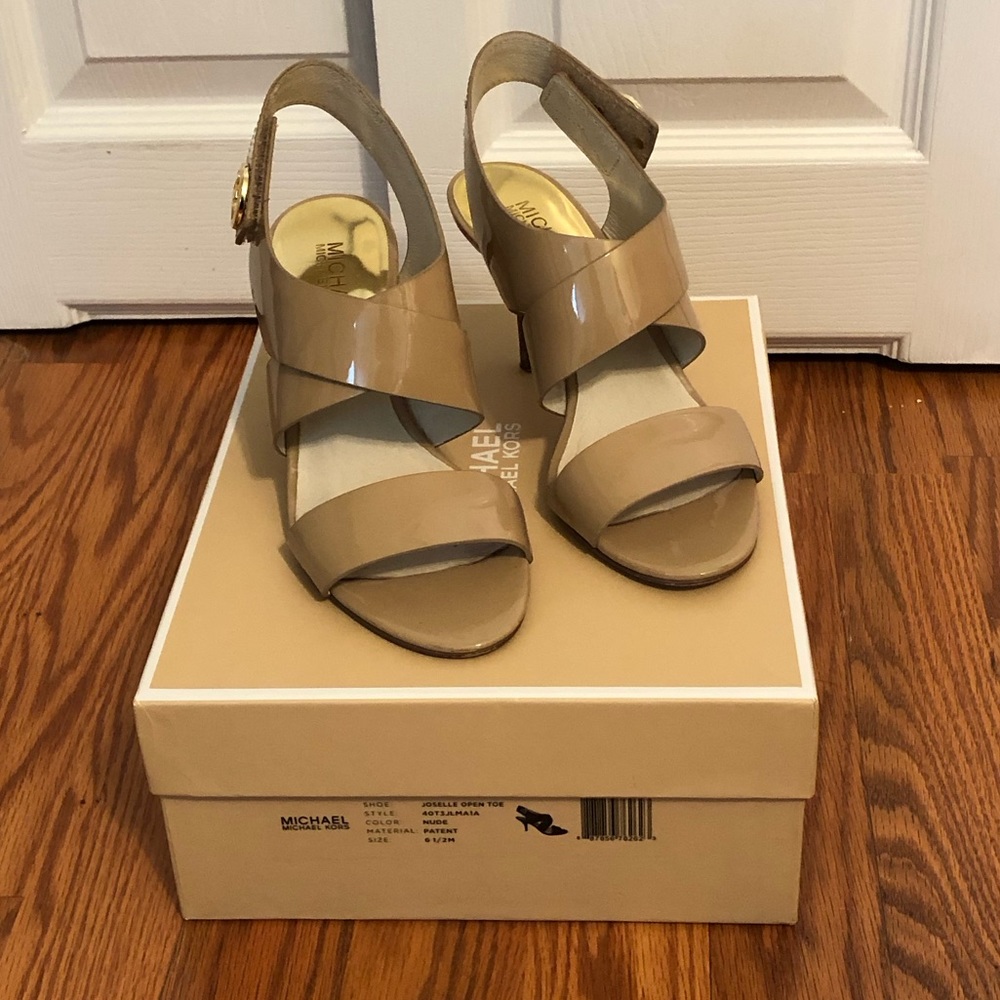 Michael Kors Joselle open toe sandal heels